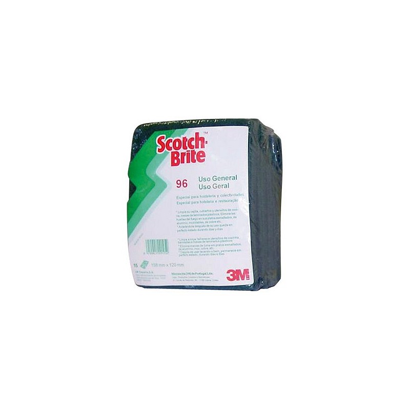 Compra Estropajo fibra verde (15 uds) 15x19 cm SCOTCH-BRITE 7000097776 al mejor precio