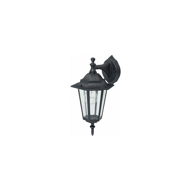 Compra Farol pared descendiente negro ip44 e27 60w LUXFORM ILLUX1102Z al mejor precio