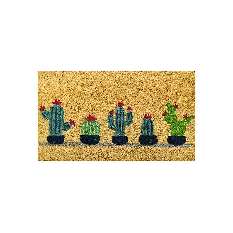 Compra Felpudo coco estampado 40x70cm cactus surtido 55-175 al mejor precio