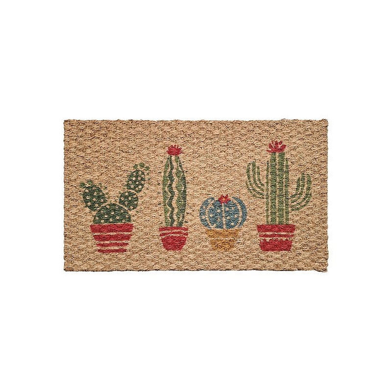 Compra Felpudo coco trenzado cactus 40 x 70 cm DINTEX 50-090 al mejor precio