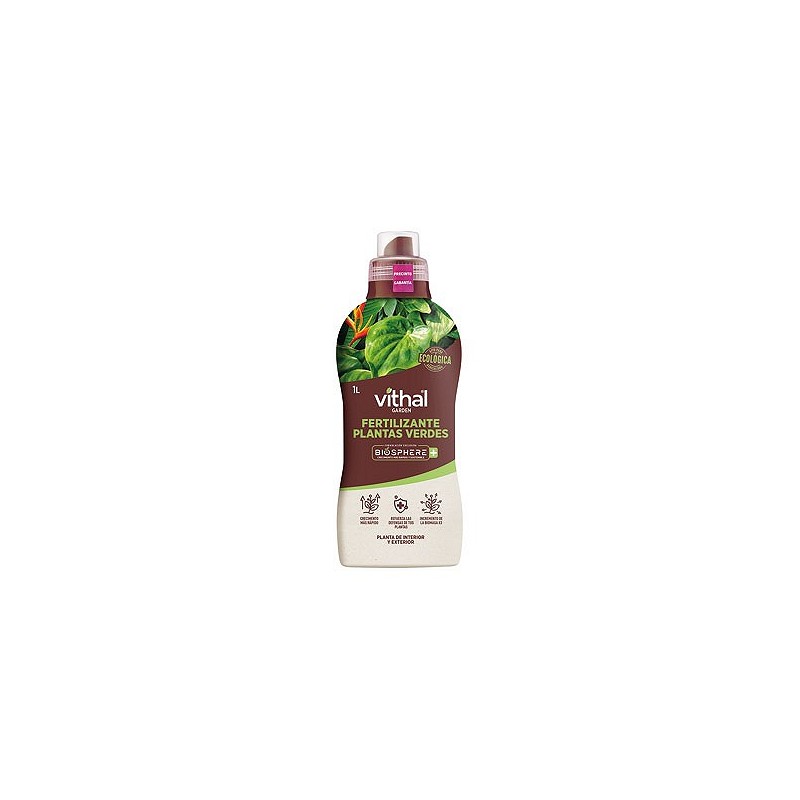 Compra Fertilizante plantas verdes biosphere plus 1 l VITHAL VG06035005 al mejor precio