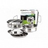 Compra Fiambrera con 2 platos inox 16 cm 1l IBILI 720616 al mejor precio