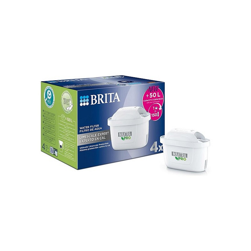 Compra Filtro 4 mxpro experto cal pack 4 uds BRITA 1050823 al mejor precio