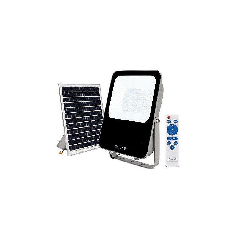 Compra Foco proyector led solar programable ip65 luz fria 1300lm 60w GARZA 401292G al mejor precio