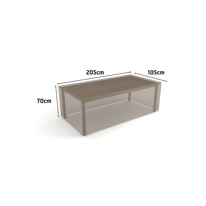 Compra Funda mesa rectangular vison 205 x 105 x h 70 NORTENE 2013598 al mejor precio