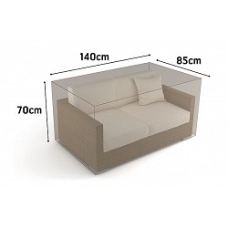 Funda sofa 2 plazas vison...