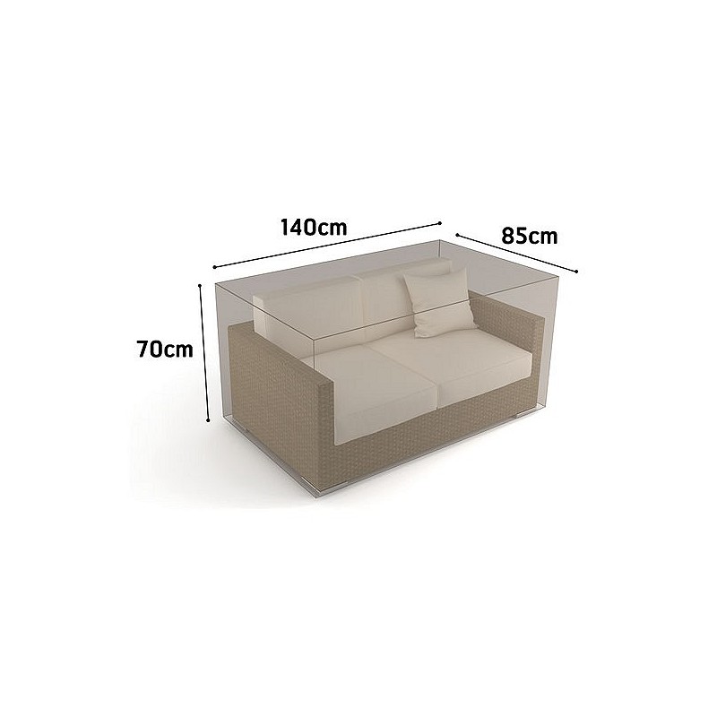 Compra Funda sofa 2 plazas vison 140 x 85 x h 70 NORTENE 2013610 al mejor precio