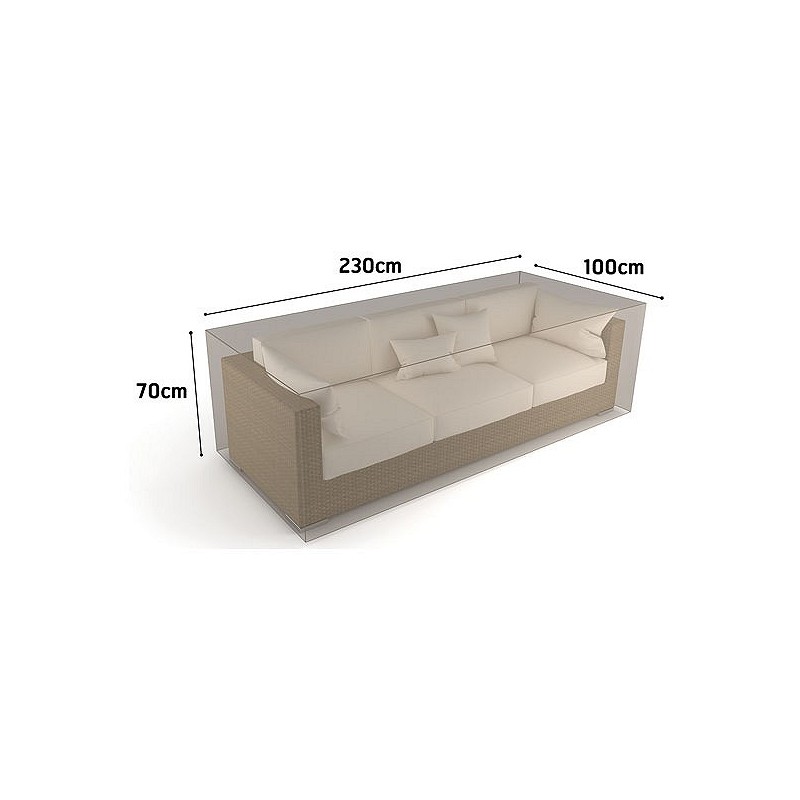 Compra Funda sofa 3 plazas vison 230 x 100 x h 70 NORTENE 2013611 al mejor precio