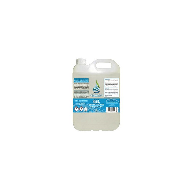 Compra Gel hidroalcoholico desinfectante 5 l QUIMICA FACIL 201077-5L al mejor precio