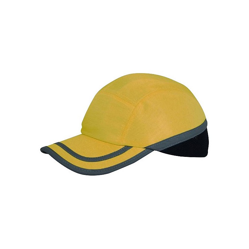 Compra Gorra antigolpes amarilla con banda reflectante CLIMAX 2452001102000 al mejor precio