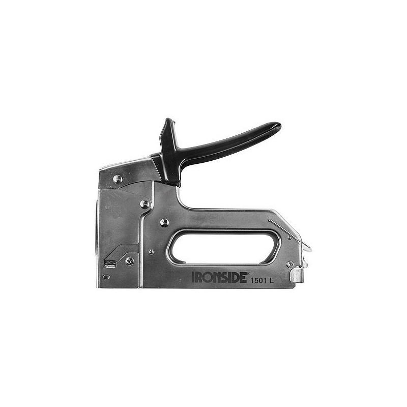 Compra Grapadora clavadora manual modelo 1502 l para grapas de 6 a 14 mm y puntas de 15 mm IRONSIDE 140013 al mejor precio