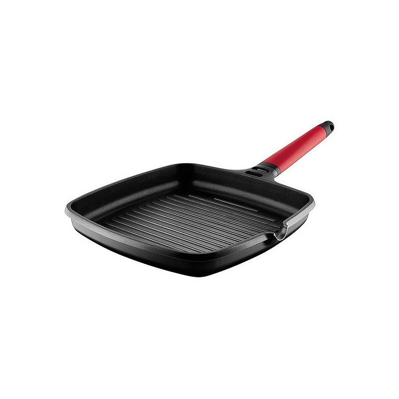 Compra Grill induction mango desmontable rojo 22x22 cm CASTEY 2-IG22 al mejor precio