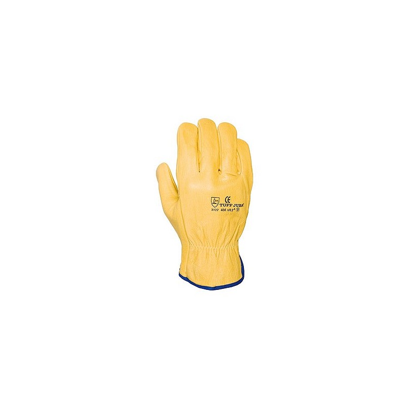 Compra Guante piel flor vacuno driver amarillo 2a talla 9 JUBA B406VR2/9 al mejor precio