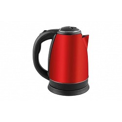 Hervidor agua inox rojo 2 l...