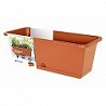 Compra Jardinera balcon rectangular con gancho y plato camelia terracota 60x17x14 cm VAM DCM600W-R624 al mejor precio