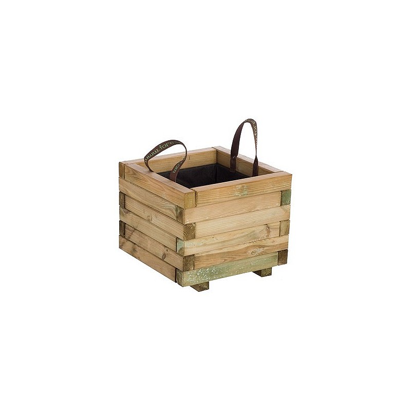 Compra Jardinera de madera cuadrada baroque 28 l 40 x 40 x 33 cm FOREST 399 al mejor precio