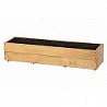 Compra Jardinera de madera rectangular city pintada 100x25 x21 cm NON JAR5100CP al mejor precio