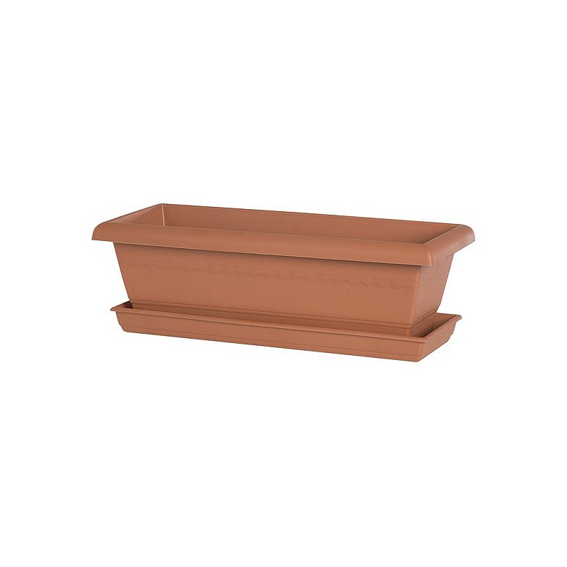 Compra Jardinera rectangular gardenia sin plato 17 l 58x26x19 cm NON 509 058 al mejor precio