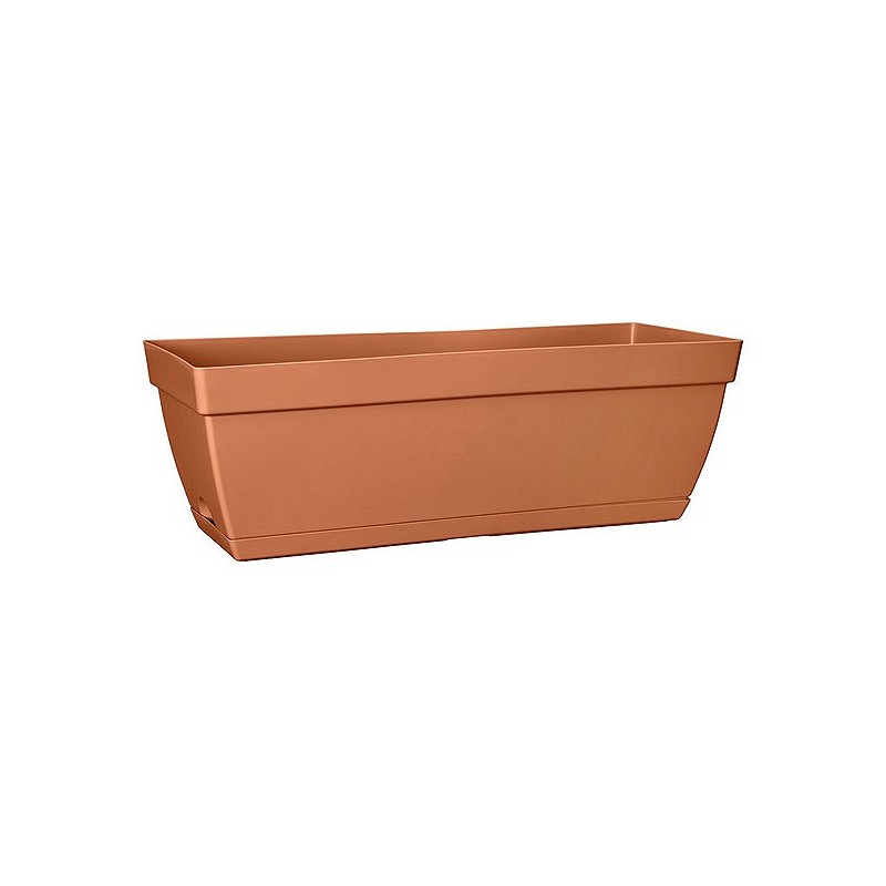 Compra Jardinera rectangular paris terra 50 cm ELHO 1004456 al mejor precio