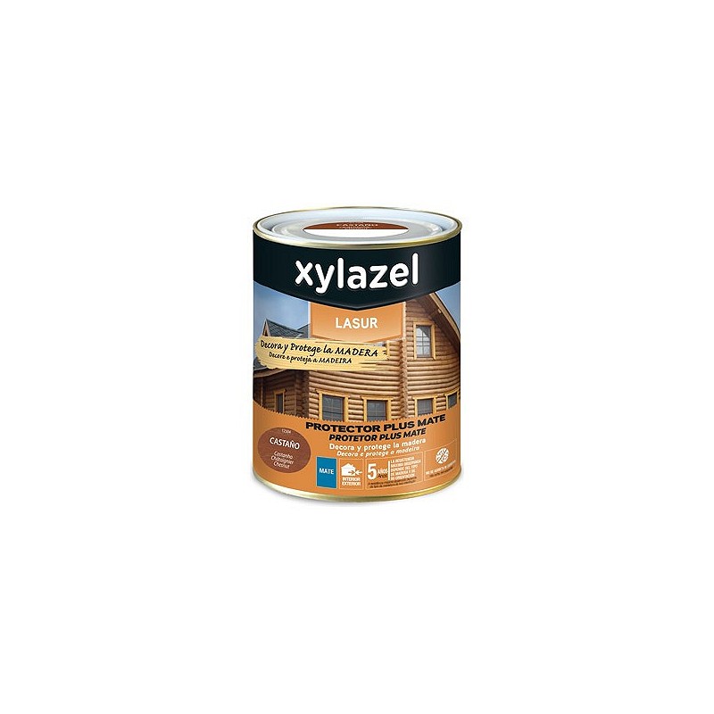 Compra Lasur plus mate 750 ml castaño XYLAZEL 5396733 al mejor precio