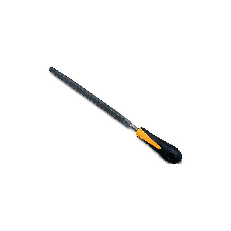 Compra Lima triangular entrefina mango bimaterial 150 mm IRONSIDE 137056 al mejor precio