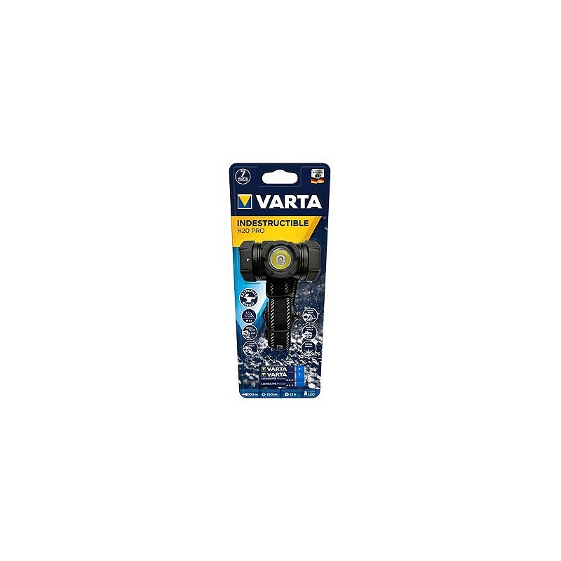 Compra Linterna frontal varta indestructible h20 pro 4w, 350lm ip67 VARTA 17732101421 al mejor precio