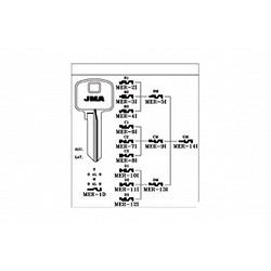 Llave acero mer-1d JMA MER-1D