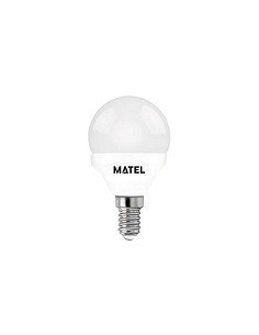 Compra Bombilla led esferica e14 luz fria 700lm 7w MATEL 23195 al mejor precio