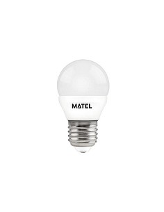 Compra Bombilla led esferica e27 luz calida 650lm 7w MATEL 23196 al mejor precio