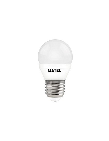 Compra Bombilla led esferica e27 luz fria 700lm 7w MATEL 23197 al mejor precio