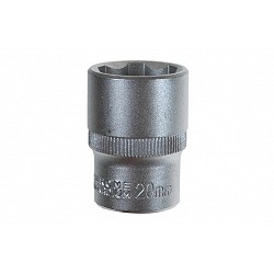 Llave vaso cv. ½" 20 mm....