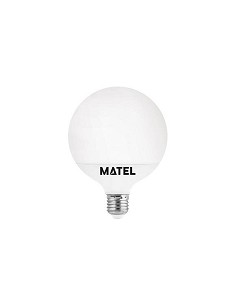 Compra Bombilla led globo e27 luz fria 1800lm 18 w MATEL 21945 al mejor precio