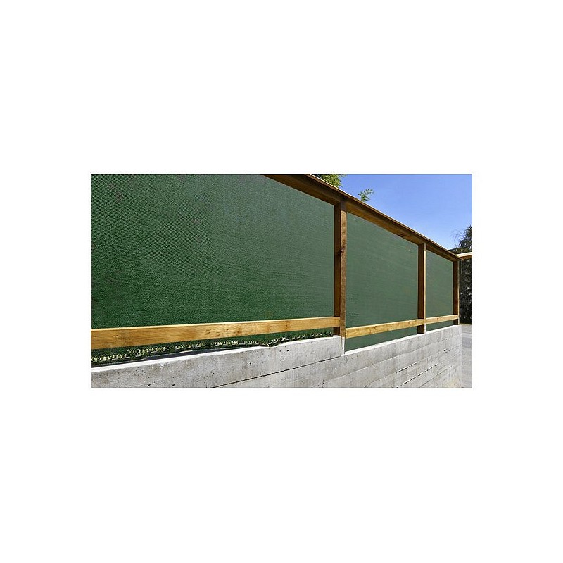 Compra MALLA OCULTACION SOMBREO PREMIUM 1,5 X 5 M VERDE OSCURO FUN&GO 50087 al mejor precio