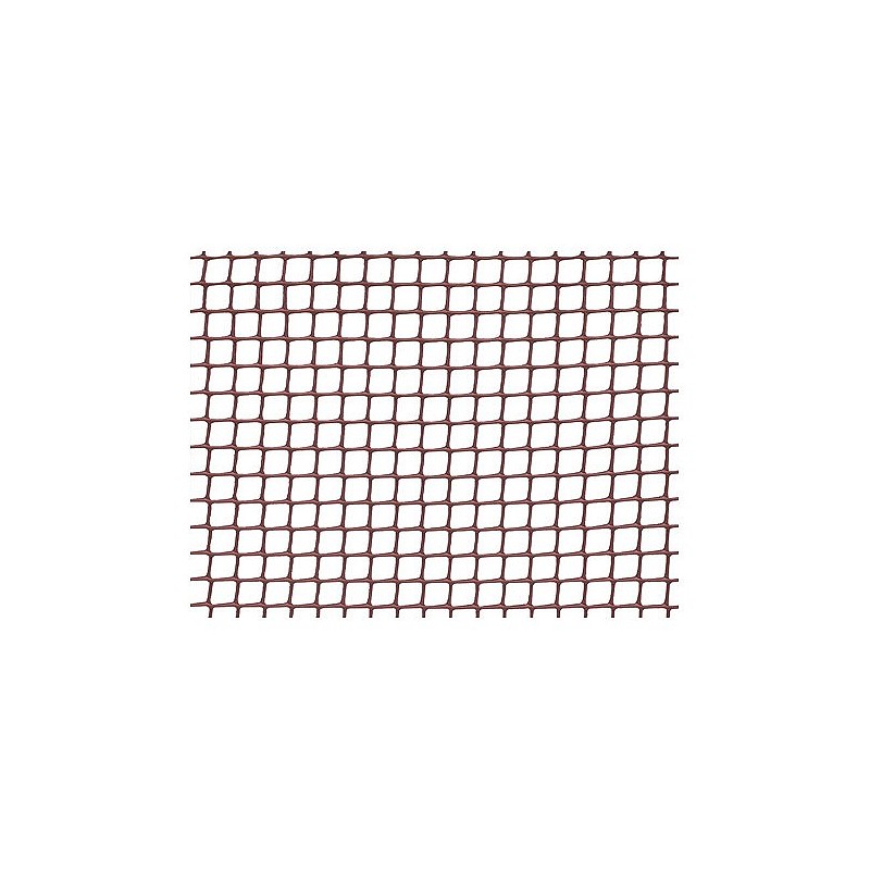 Compra MALLA PLASTICA 10 X 10 MM 310 GR/M² 1 X 5 M MARRON NATUUR NT9715043 al mejor precio