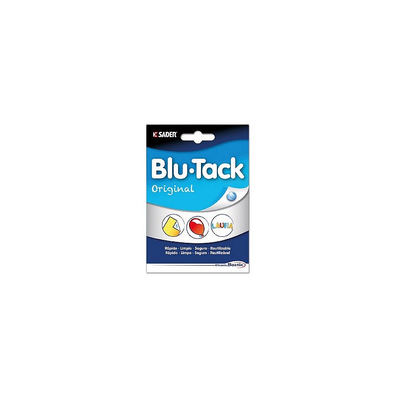 Compra Masilla adhesiva reutilizable blu-tack original 57 gr BOSTIK 30817110 al mejor precio