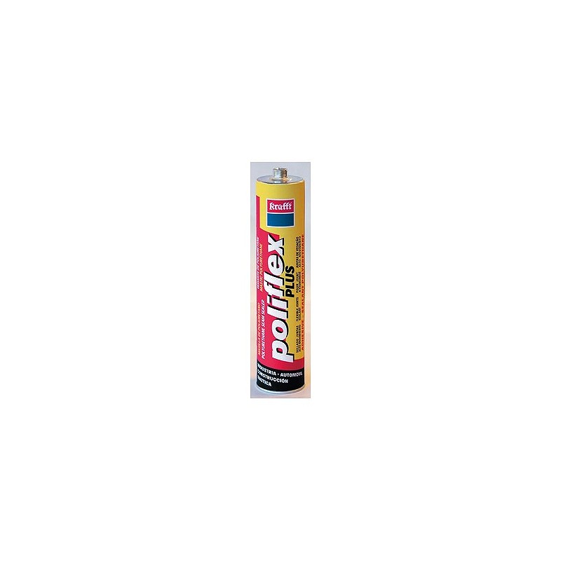 Compra Masilla poliuretano poliflex plus 300 ml negro KRAFFT 50033 al mejor precio