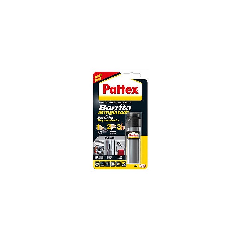 Compra Masilla reparacion barrita arreglatodo metal 48 gr PATTEX 2668464 al mejor precio