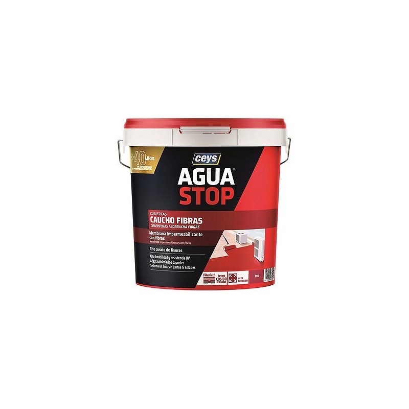 Compra Membrana antihumedad aguastop fibras 20 kg rojo CEYS 903305 al mejor precio