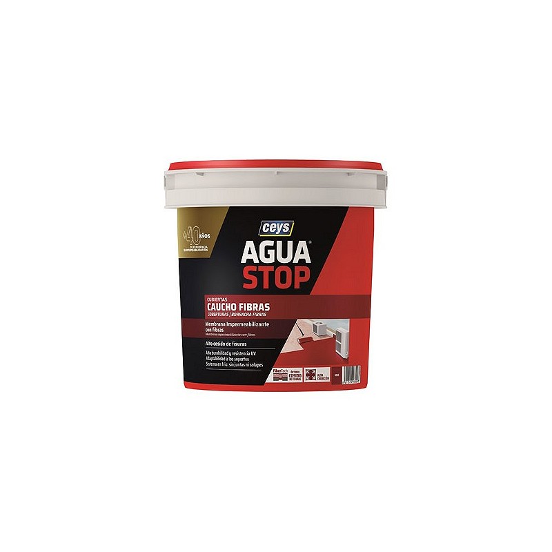 Compra Membrana antihumedad aguastop fibras 1 kg rojo CEYS 903309 al mejor precio