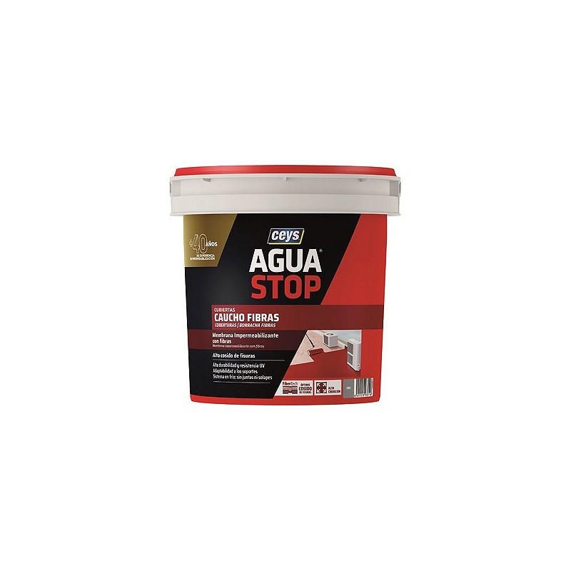 Compra Membrana antihumedad aguastop fibras 1 kg gris CEYS 903311 al mejor precio