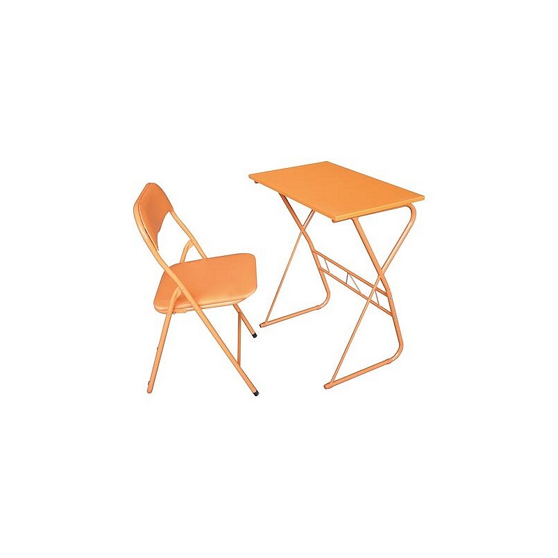 Compra Mesa más silla (set escolar) naranja QFPLUS 214070-ORANGE al mejor precio