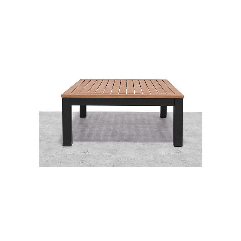 Compra Mesa aluminio madera baja kingsbury-hydra 72 x 72 cm QFPLUS 2729900041 al mejor precio