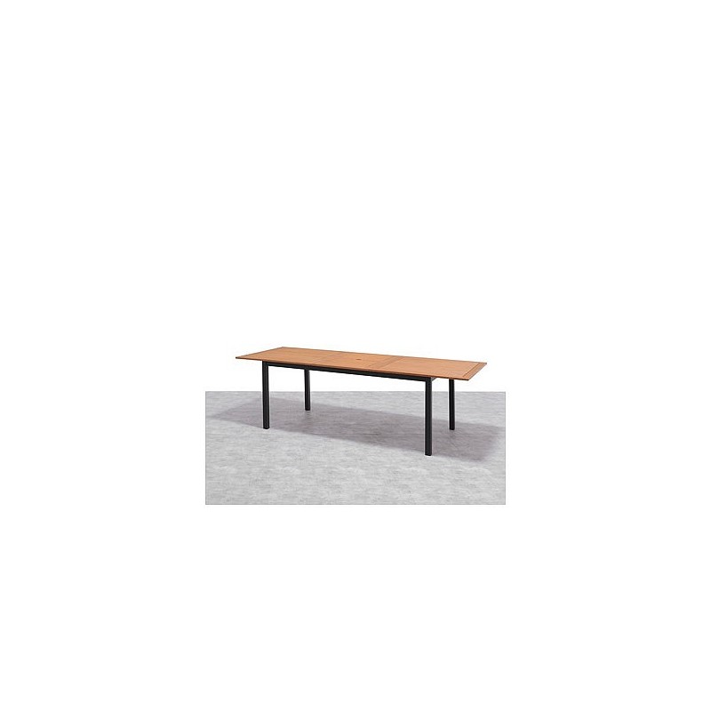 Compra Mesa aluminio madera extensible kingsbury 180-240 x 100 cm QFPLUS 1041413561 al mejor precio