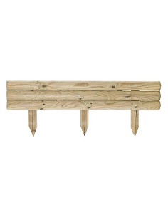 Compra Bordura minivalla madera traverse 21 x 110 cm poste de fijacion 40 cm FOREST 43 al mejor precio