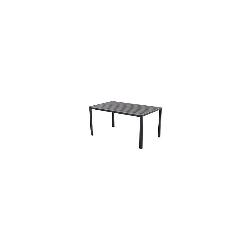 Compra Mesa aluminio polywood negro/gris douglas 150 x 90 cm QFPLUS 52337 al mejor precio