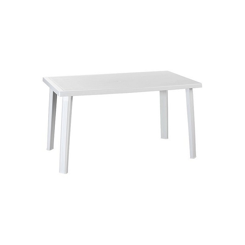 Compra Mesa resina domingo blanco 130 x 75 cm QFPLUS 10550 al mejor precio