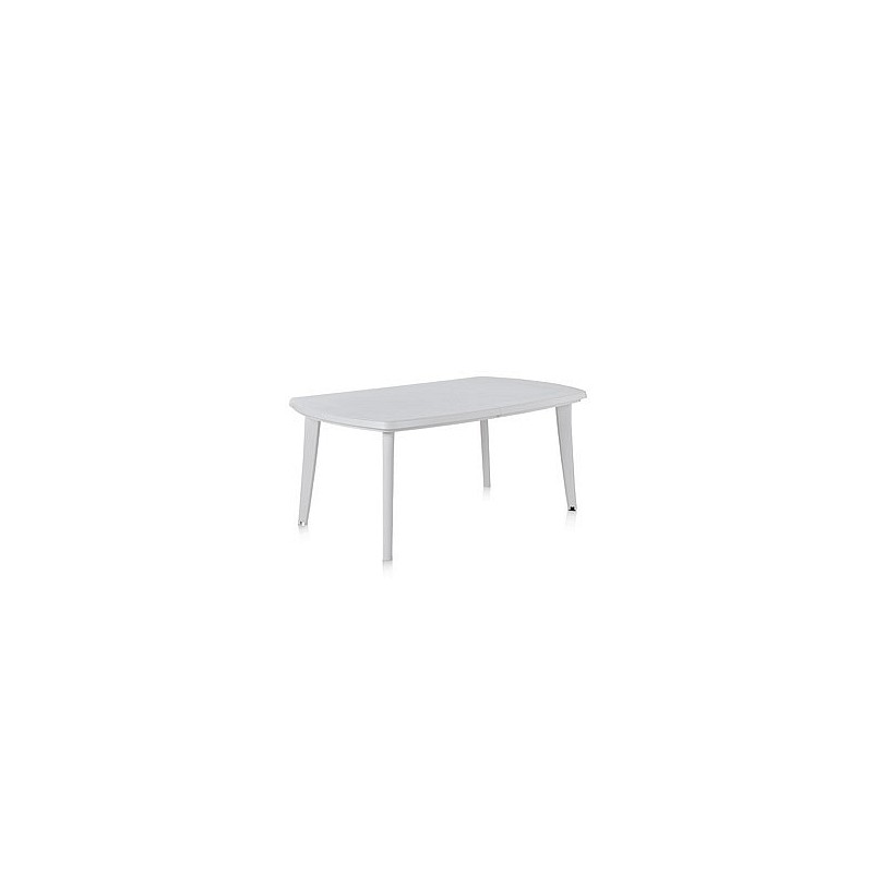 Compra MESA RESINA EXTENSIBLE ATLANTIC BLANCO 170+55X100X73 CM SHAF 55044 al mejor precio