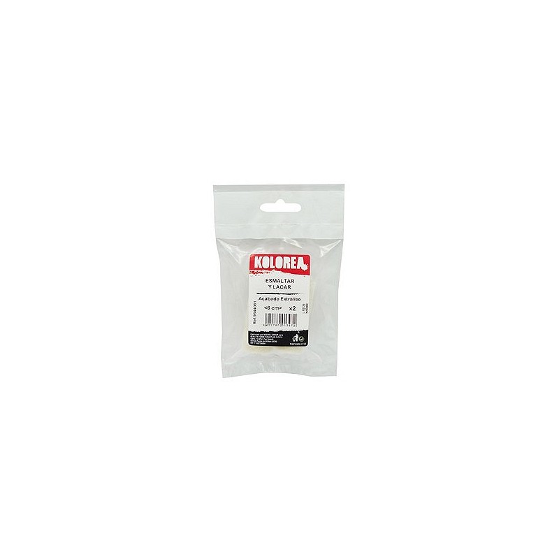 Compra Mini rodillo recambio velour lacar/ esmaltar 6 cm x ø16 mm 2 uds KOLOREA 9644081 al mejor precio