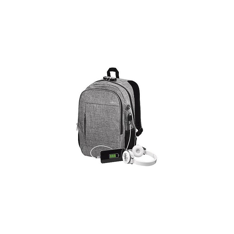 Compra Mochila para portatil urban lock 16" gris SUBBLIM SUBB001 al mejor precio