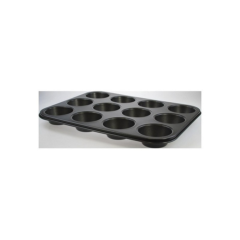 Compra Molde metal muffins 12 cavidades AMBIT 89912AMB al mejor precio